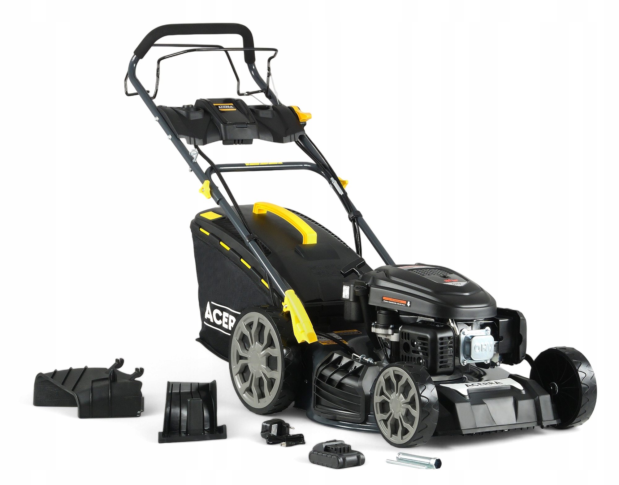 Benzínová kosačka ACERRA 51 cm 196 cm³ pohon kolies 60 l kôš